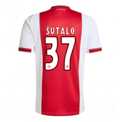 Billiga Ajax Josip Sutalo #37 Hemma fotbollskläder 2025-26 Kortärmad Billiga Ajax Josip Sutalo #37 Hemma fotbollskläder 2025-26 Kortärmad